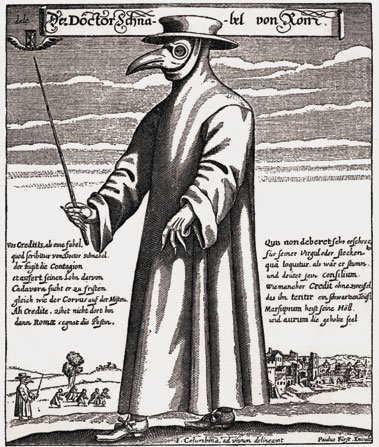 plague hat from the middle ages